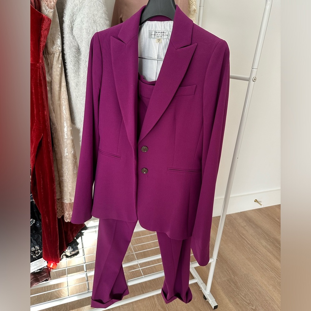 Magenta suit